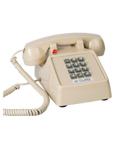Teléfono de Mesa Analógico Sangyn Retro 2500 Beige