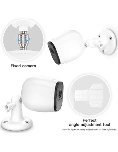 Soporte de Pared Ajustable HOLACA para Cámaras Arlo - Blanco