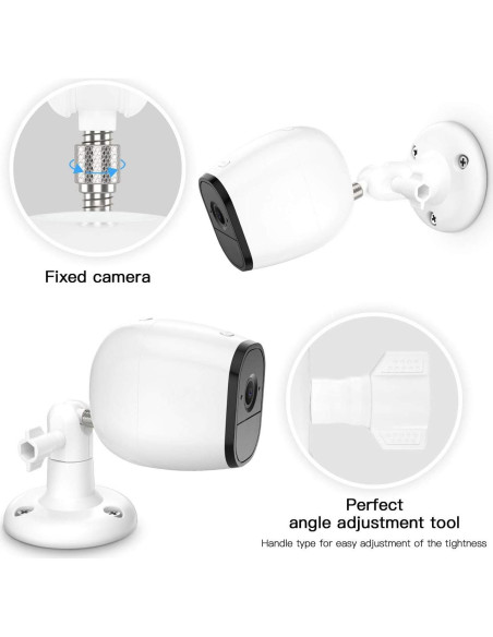 Soporte de Pared Ajustable HOLACA para Cámaras Arlo - Blanco