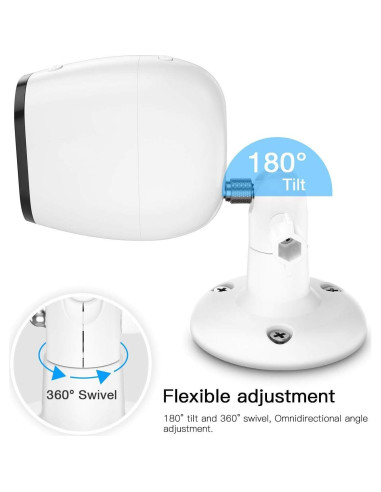 Soporte de Pared Ajustable HOLACA para Cámaras Arlo - Blanco