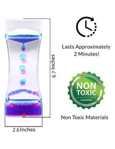 Juguetes Sensoriales Calmantes LIVOND - Temporizador Líquido 14.1 cm 2