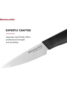 Cuchillo de Pelar Serrado KitchenAid 8.89 cm Acero Inoxidable 2