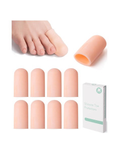 Protectores de Dedos de Silicona Dr. JK - 4 Pares Grande Color Piel