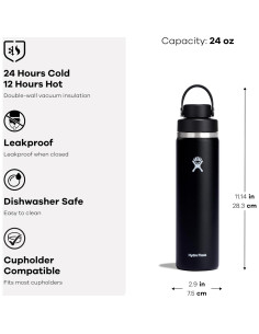 Botella de Agua Hydro Flask 709 ml Acero Inoxidable Verde Aloe 2