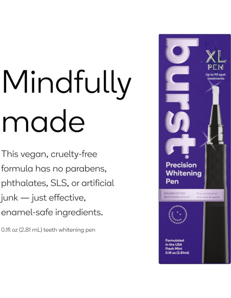 Bolígrafo Blanqueador Burst 9% HP, 45 Tratamientos, Vegano