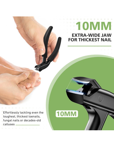 Cortauñas Curvados Baluca para Uñas Gruesas - Mango Largo