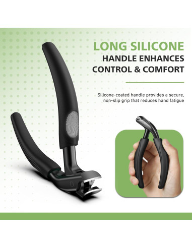 Cortauñas Curvados Baluca para Uñas Gruesas - Mango Largo