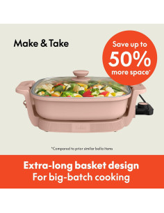 Sartén Eléctrica BELLA Make & Take 30.5 cm Antiadherente 2