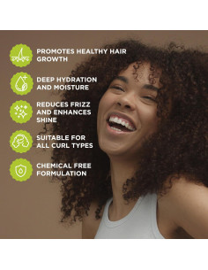 Smoothie para Rizos Esha Girl 118.3 ml - Hidratación y Control de Frizz 2