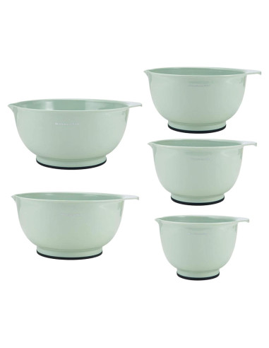 Set de 5 Cuencos de Mezcla KitchenAid 4.7L Pistacho