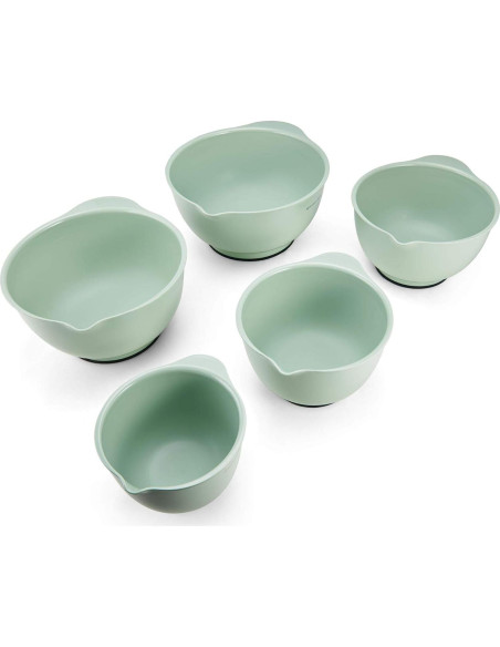 Set de 5 Cuencos de Mezcla KitchenAid 4.7L Pistacho
