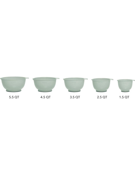 Set de 5 Cuencos de Mezcla KitchenAid 4.7L Pistacho