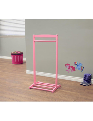 Perchero para Ropa de Niños Frenchi Furniture Rosa 50x40x110cm