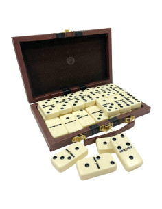 Juego de Dominó Jumbo Kicko - Doble Seis - 28 Piezas en Caja de Madera