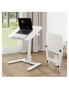 Mesa de Trabajo PUNCIA Ajustable Altura 73.9-108 cm Plegable