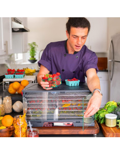 Deshidratador de Alimentos Brod & Taylor Sahara 7 Estantes Acero Inoxidable 2