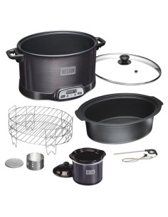 Olla de Cocción Lenta y Ahumador Eléctrico Weston 6 Qt