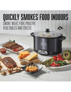 Olla de Cocción Lenta y Ahumador Eléctrico Weston 6 Qt 2