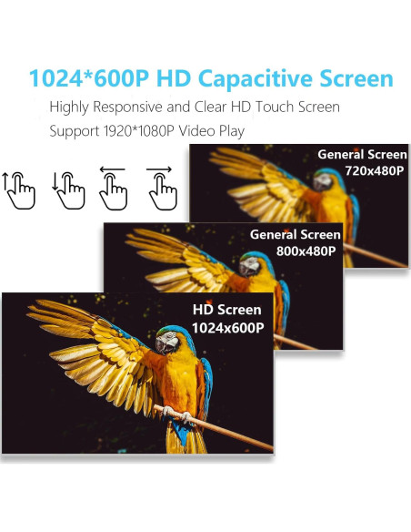 Estéreo de Coche Naifay Doble Din 7" MP5 Bluetooth con Cámara