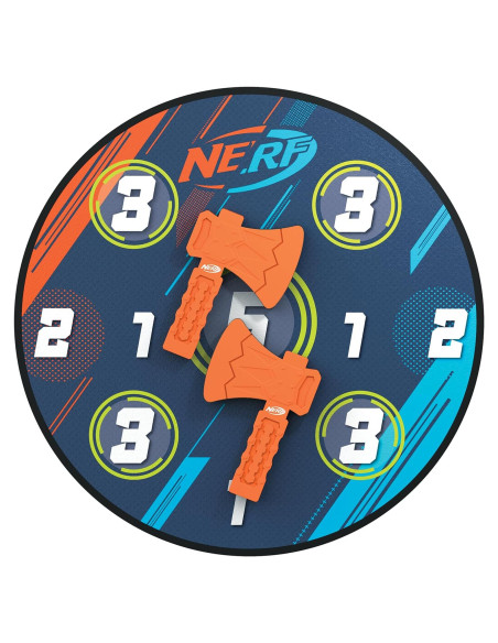 NERF Lanzador de Madera EastPoint - Juego de Hachas de Espuma