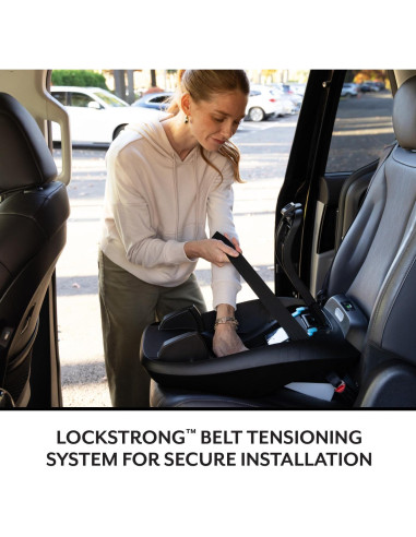 Asiento de Auto Evenflo LiteMax NXT SensorSafe Gris Ancla 3-13.6kg