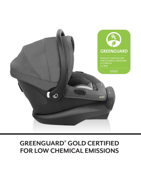 Asiento de Auto Evenflo LiteMax NXT SensorSafe Gris Ancla 3-13.6kg