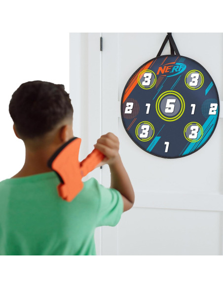 NERF Lanzador de Madera EastPoint - Juego de Hachas de Espuma