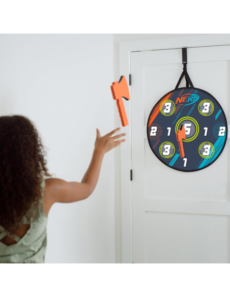 NERF Lanzador de Madera EastPoint - Juego de Hachas de Espuma
