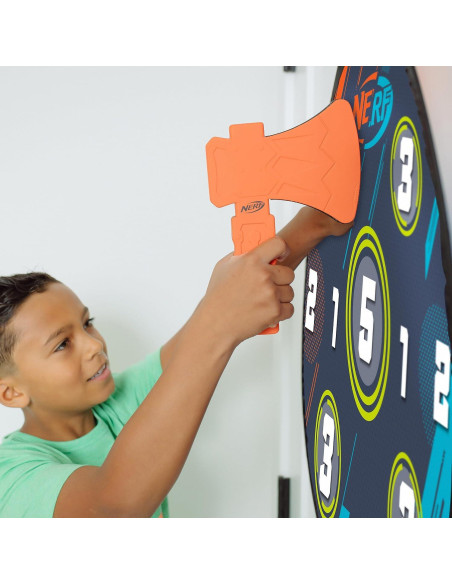NERF Lanzador de Madera EastPoint - Juego de Hachas de Espuma