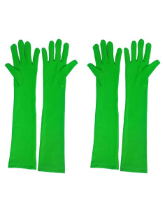 Guantes Chromakey 7Tek Verde Ajustados para Fotografía y Video