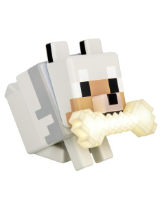 Lámpara Nocturna LED Paladone Minecraft Lobo Multicolor