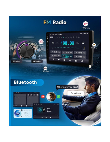 Radio de Coche Android 10.1" METEESER para Honda Accord 2003-2007