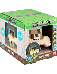Lámpara Nocturna LED Paladone Minecraft Lobo Multicolor 2