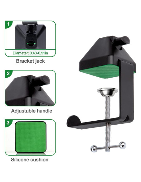 Abrazadera en C de Metal SUNMON para Escritorio 6.2cm