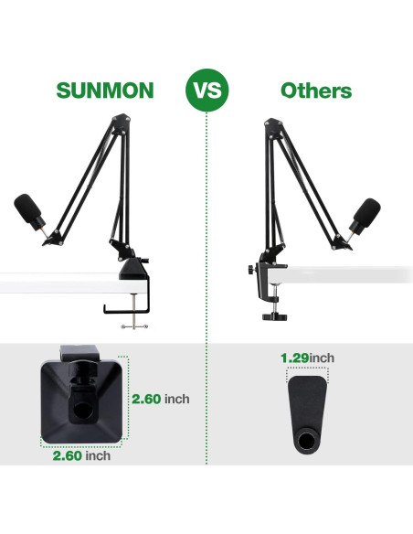 Abrazadera en C de Metal SUNMON para Escritorio 6.2cm