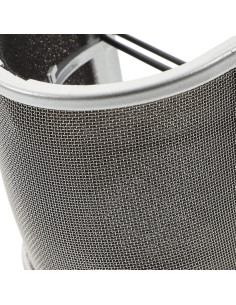 Filtro Pop Ajustable Milisten para Micrófono Plata 8x7.2cm 2