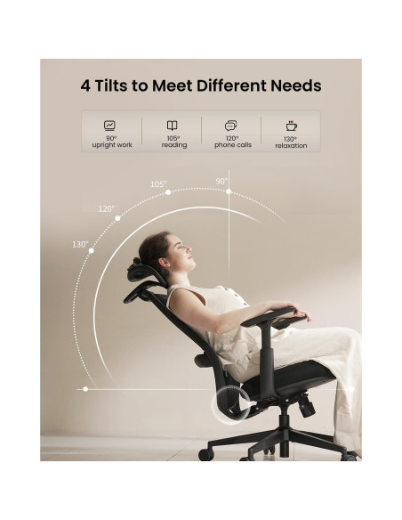 Kit Ergonómico: Ratón ProtoArc EM11 NL + Silla EC200