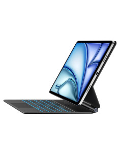 Funda Teclado Mágico Jibrealg para iPad Air/Pro 11" Negro