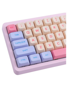 Teclas de Malvavisco Hyekit - 132 Teclas PBT XDA para PC