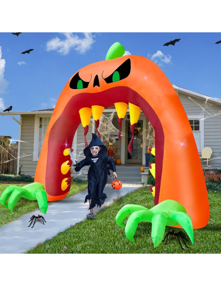 Arco Inflable Halloween TURNMEON 4.0 m Calabaza Gigante