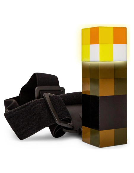 Linterna Frontal Minecraft Brownstone Ukonic 10.16 cm Ajustable