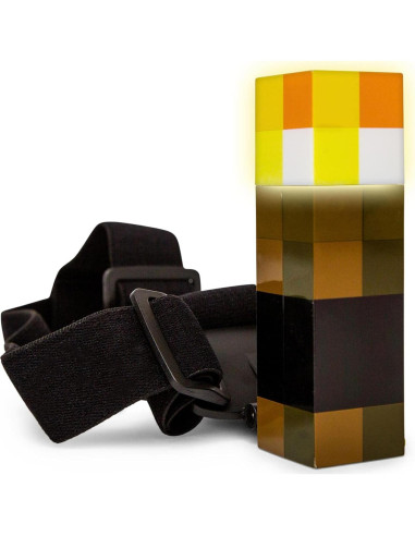 Linterna Frontal Minecraft Brownstone Ukonic 10.16 cm Ajustable