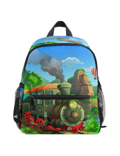Mochila Infantil AUUXVA Tren 25x10x30cm para Niños 3-6 Años