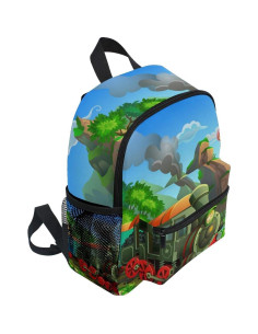 Mochila Infantil AUUXVA Tren 25x10x30cm para Niños 3-6 Años 2