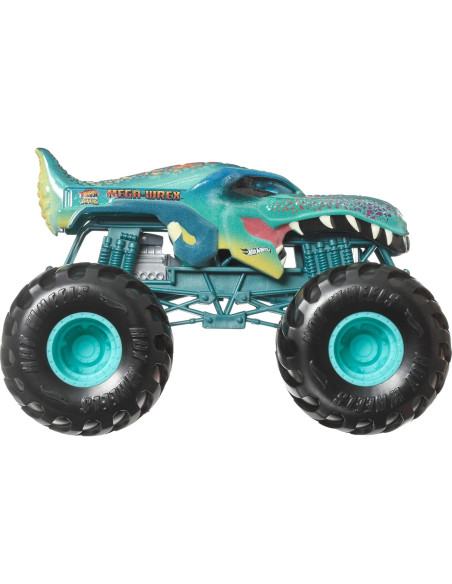 Camión Monstruo Hot Wheels JDR03 1:24 Metal Fundido Ruedas Gigantes