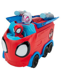 Camión de Lanzamiento de Telaraña Marvel Spidey 3-en-1 20 cm