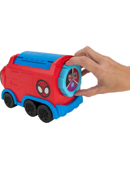 Camión de Lanzamiento de Telaraña Marvel Spidey 3-en-1 20 cm