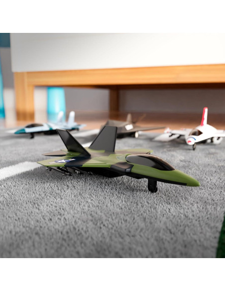 Juego de 4 Jets de Combate Lollipop - Aviones de Metal Juego de 4 Jets de Combate Lollipop - Aviones de Metal