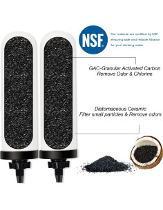 Filtro de Agua Cerámico H&G Lifestyles para Berkey 2 Piezas 2