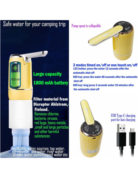 Dispensador de Agua Eléctrico CoolWAY 5 Galones con Filtro Dispensador de Agua Eléctrico CoolWAY 5 Galones con Filtro